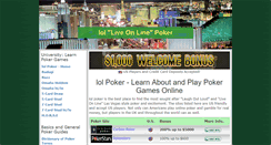 Desktop Screenshot of lolpoker.com